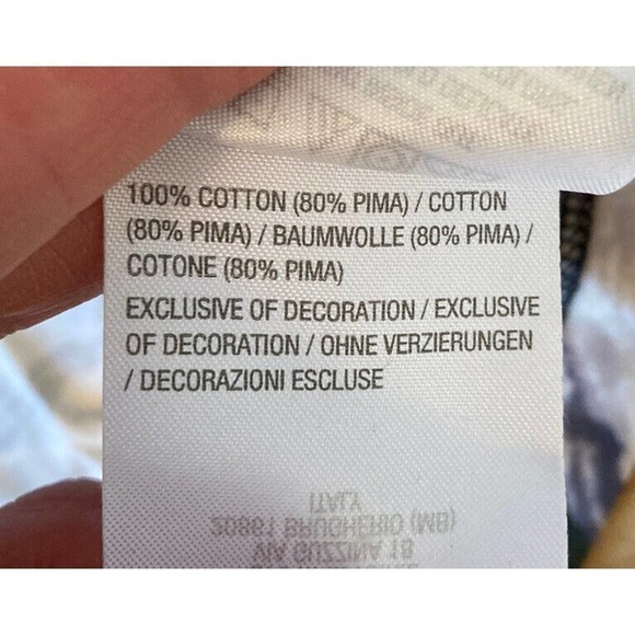 NEW Isaac Mizrahi Live Floral Pima Cotton Tank Top Petite Large PL Women’s Black - Picture 5 of 8